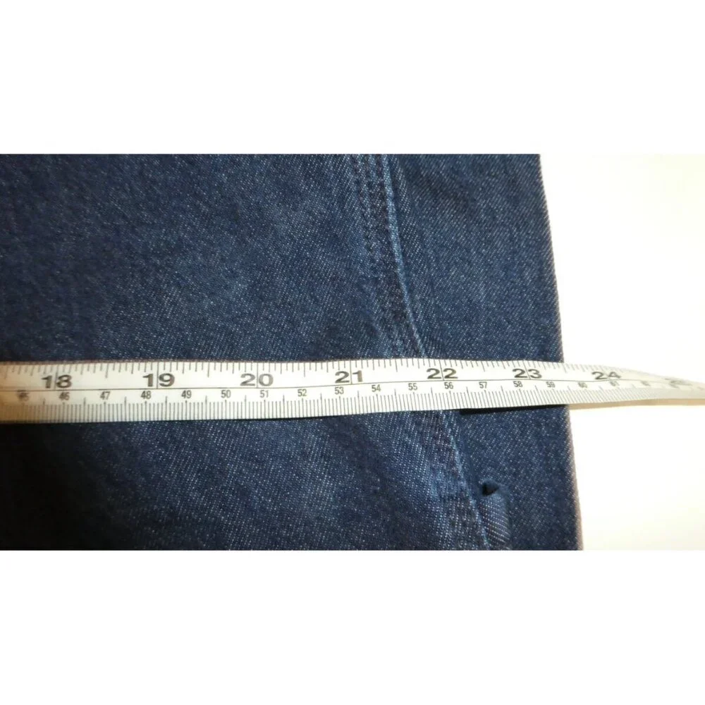 Gap Mid Rise 90s Loose Carpenter Jeans - Dark Blue - Picture 9 of 15